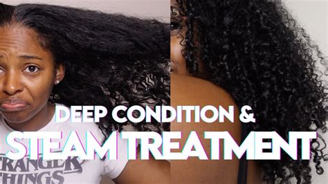 Deep Condition X Steam Treatment At Home Natural Hair Youtube