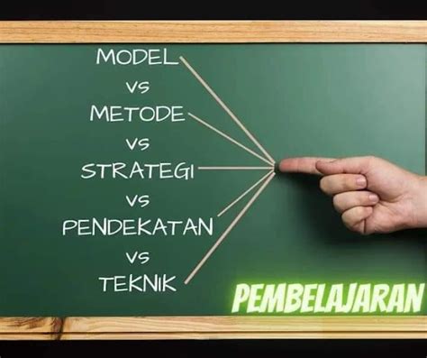 Perbedaan Model Metode Strategi Pendekatan Dan Teknik Pembelajaran