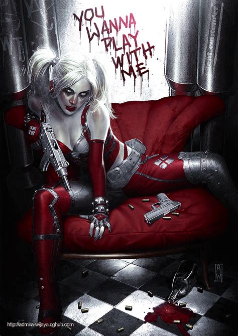 We have 67+ background pictures for you! Harley Quinn Arkham City Red ad White by douglasneto7 on ...