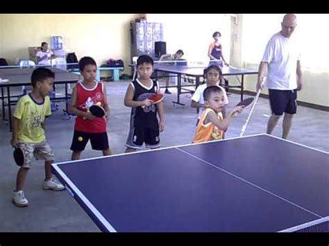 We at agape tennis academy believe that, while you may not always be a player, you will always be a person. Philippine Table Tennis Academy 1st batch - YouTube