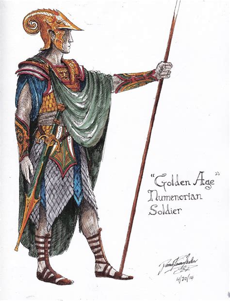 Numenorean Armor Color By Turnermohan On Deviantart Tolkien Art
