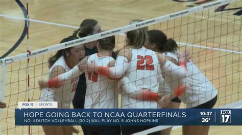 hope volleyball goes back to ncaa elite 8
