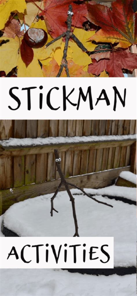 Stick Man Activity Ideas Stickman Stickmancrafts Toddler Fine Motor