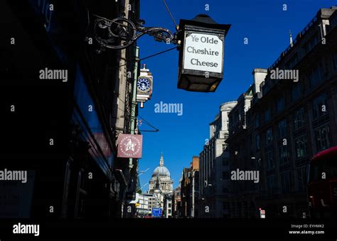 Fleet Street Looking Towards St Pauls Cathedral In The City Of London