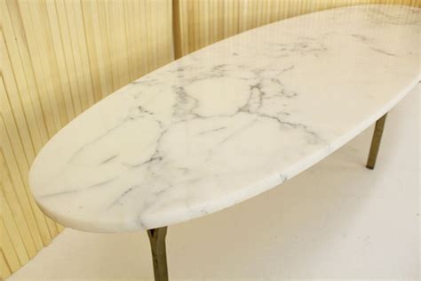 Find out the detailed collection here. Mid Century Modern Brass Legs Marble Top Coffee Table at ...