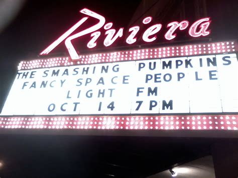 Show Review Smashing Pumpkins Fancy Space People Light Fm Riviera