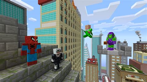 Minecraft Xbox 360 Un Pack De Skins Spiderman Fr Minecraft