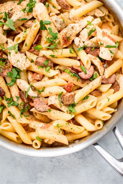 Serve this delicious chicken and chorizo ragu over rice or pasta as an easy midweek dinner for the family. Chicken and Chorizo Pasta • Salt & Lavender