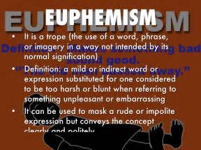 Euphemism Examples