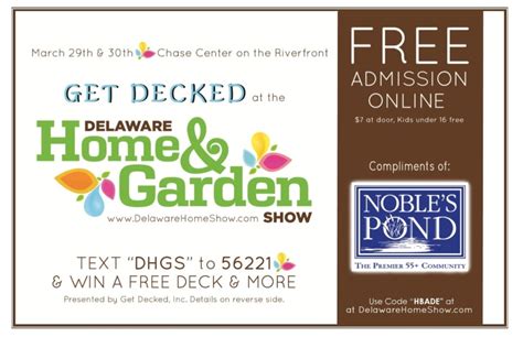Delaware Home And Garden Show Nobles Pond