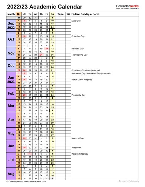 Niu Academic Calendar 2022 2023