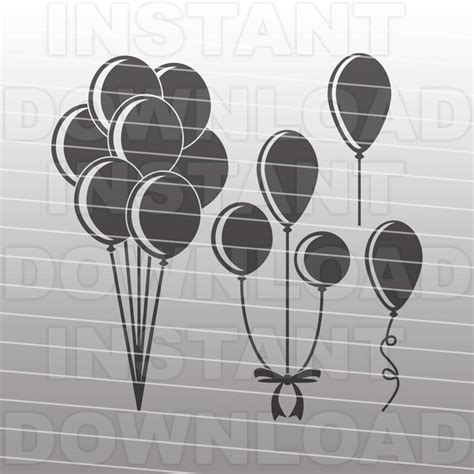 Free SVG Birthday Balloons Svg 4357+ SVG File