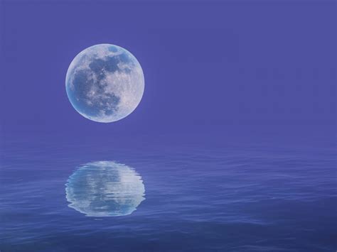 Moon Water Lake Reflection Free Stock Photo Public Domain Pictures