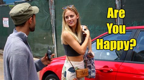 asking strangers the secret to happiness social experiment youtube