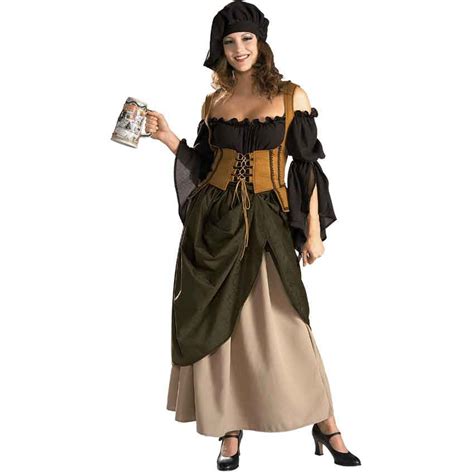 Womens Deluxe Tavern Wench Costume Size Large By Medieval