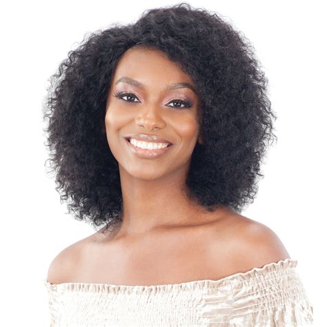 Naked Nature Brazilian Natural Human Hair Lace Front Wig Glow Deep