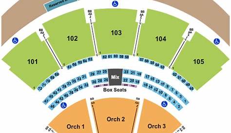 seating chart for isleta amphitheater