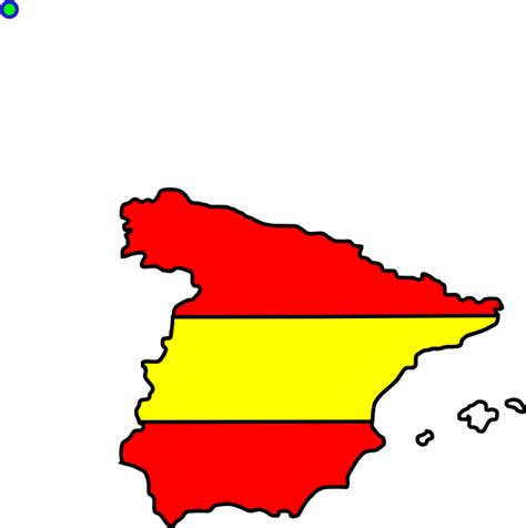 Flag Within The Boundaries Of Spain Clip Art At Vector Clip