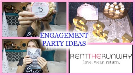 These engagement party decoration ideas will make the celebration of your new fiancé status all the more special. ENGAGEMENT PARTY IDEAS ♡ - YouTube