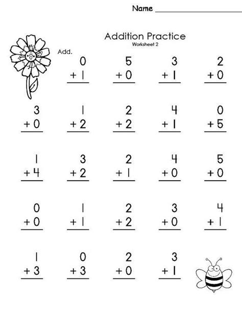 On this page you will find: Addition Math Worksheets | Addition kindergarten, Kindergarten addition worksheets, Kindergarten ...