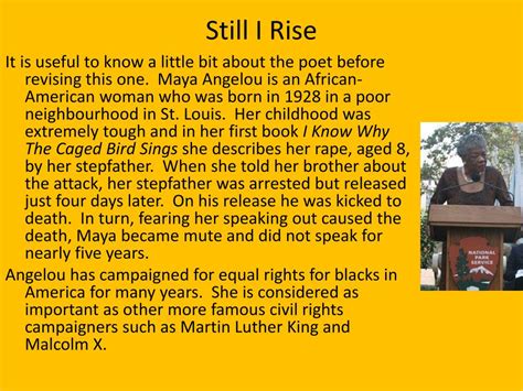 Ppt Still I Rise By Maya Angelou Pg 27 Powerpoint Presentation