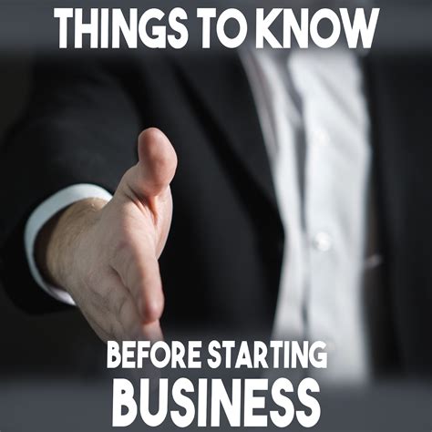 things you should know before starting business