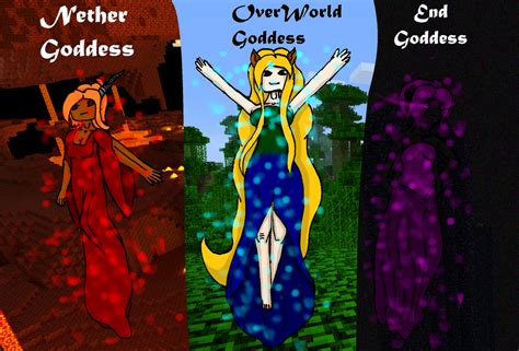 The Goddesses Of Minecraft By Rosetora On Deviantart