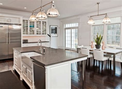 If you are planning to remodel your kitchen, learn how to sketch out a plan of action. Kitchen Island with Sink and Dishwasher and Seating ...