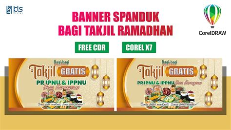 Free Cdr Desain Banner Bagi Takjil Ramadhan Klsdesain Youtube