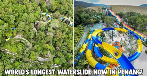 The dry park called adventureplay , the water park called waterplay , and the world's longest tube water slide, called gravityplay. Escape Theme Park in Penang has an insane 1.1km long Water ...