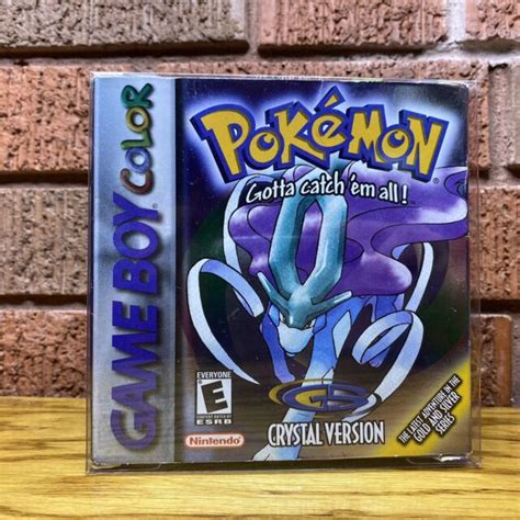 Pokemon Crystal Version Game Boy Color 2001 For Sale Online Ebay