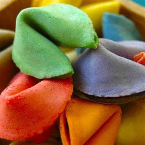 Custom Colour Fortune Cookies