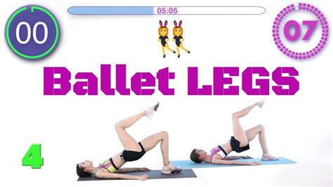 Ballet Legs Workout 9 Minutes With Maria And Sofya Khoreva Youtube