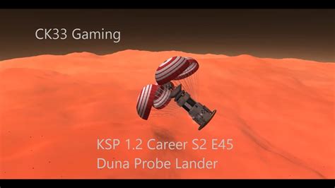 Ksp 12 Career S2 E45 Duna Probe Lander Youtube