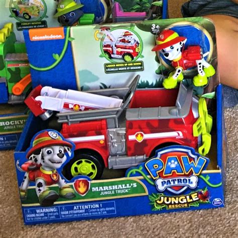 Its The Paw Patrol Jungle Rescue Marshall Fire Truck Toy To The Ruff
