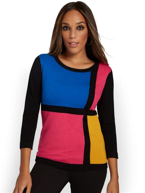 Colorblock Sweater New York And Company