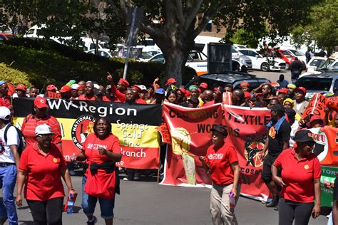 South Africa Thousands Of Workers Support National Strike Industriall