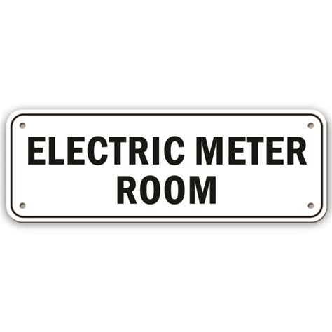 Electric Meter Room Sign My Sign Station