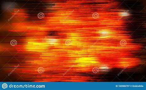 Black Red And Yellow Abstract Lines Background Stock Vector