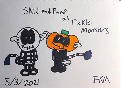 Tickle Monsters Skid And Pump By Toonlovrek On Deviantart
