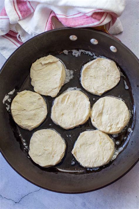 Buttery Pan Fried Biscuits Cooking On The Ranch