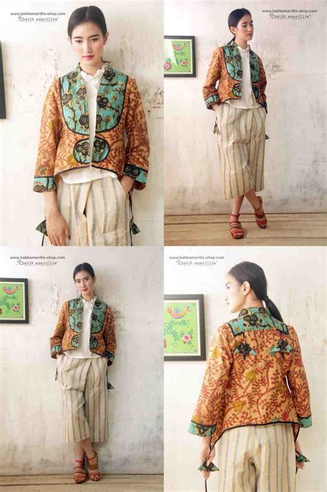 Batik Amarillis Made In Indonesia Proudly Presents Batik Amarilliss Arcana Jacket 3 Стиль