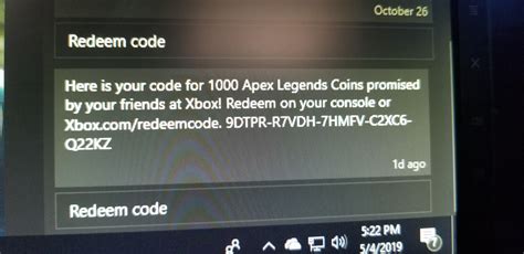 Free 1000 Apex Coins I Dont Play On Console And I Got This Code