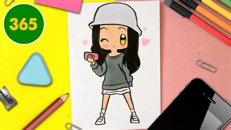 comment dessiner une fille kawaii dessins kawaii facile comment dessiner des personnages