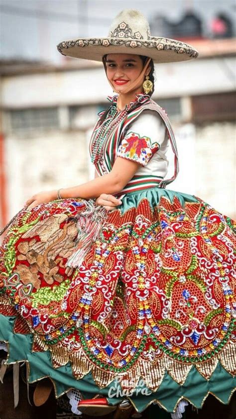China Poblana Mexican Costume Ballet Folklorico Charro Cultural