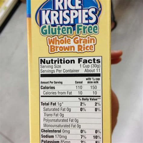 Brown Rice Crispy Cereal Nutrition Facts Besto Blog