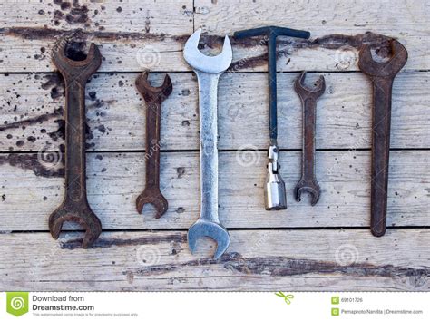 Different Types Of Wrenches Stock Photo Image Of