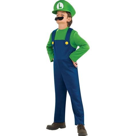 Disguise Child Super Mario Bros Luigi Costume R883654m The Home Depot