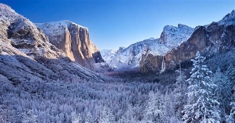 High Quality Wallpaper Yosemite National Park Winter 4k Wallpaper