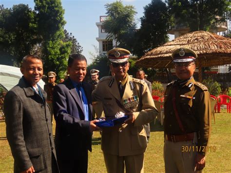 Ceremonial Parade in honour of Shri B.L. Buam, IPS Addl. Director General of Police on 30.11 ...